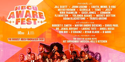 HBCU Awarefest: Jill Scott  John Legend  & Earth  Wind and Fire