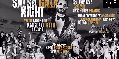 SALSA GALA NIGHT with ANGELO RITO - SATURDAY AT NYX