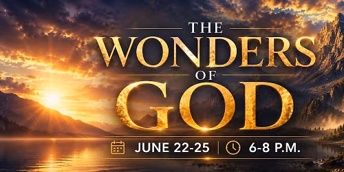 Bible School - The Wonders Of God