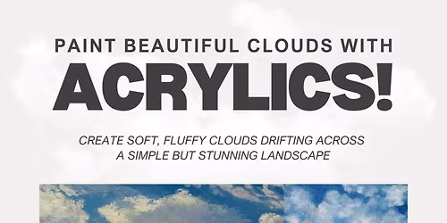 Paint Beautiful Clouds with Acrylics!