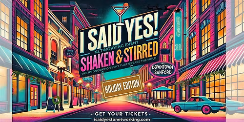 I Said Yes! Shaken & Stirred - HOLIDAY EDITION