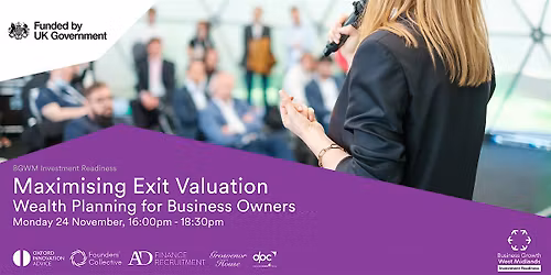 Maximising Exit Valuation \u2013 Wealth Planning for Business Owners - BGWM IR
