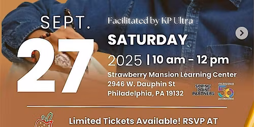 Creative Writing Community Workshop Series - Facilitated by KP ULTRA