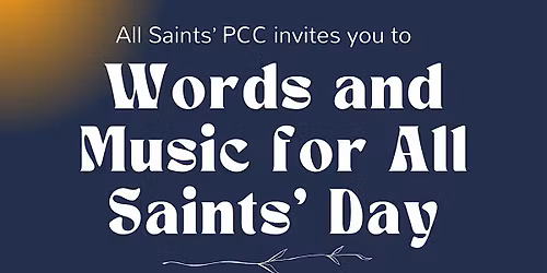 Words and Music for All Saints' Day