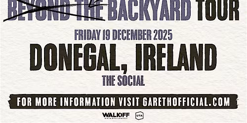 Gareth, The Social, Donegal