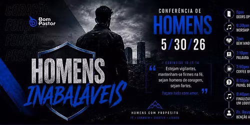 Homens Inabal\u00e1veis - Confer\u00eancia de Homens