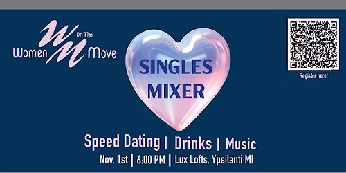 WOMEN ON THE MOVE SINGLE'S MIXER: SPEED DATING EVENT Men & Women AGES 29+