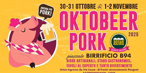 OKTOBEER PORK B94 4\u00aa edizione