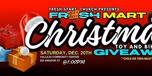 Fresh Mart Christmas Toy & Bike Giveaway \ud83c\udf81\ud83d\udeb2