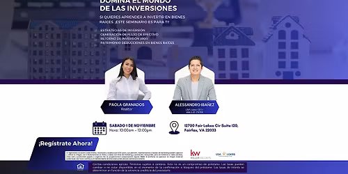 Seminario Crea Riqueza Con Bienes Raices