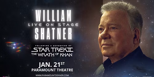 William Shatner Live On-stage with Star Trek II: The Wrath of Khan
