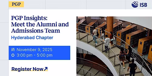 PGP Insights: Meet the Alumni and Admissions Team at Hyderabad