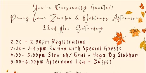 Penny Lane Zumba Fitness Wellness Day