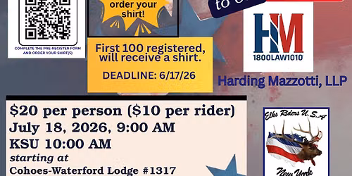 Third Annual Ride for Veterans