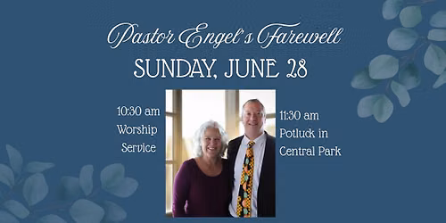 Pastor Engel's Farewell