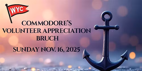 Commodore\u2019s Volunteer Appreciation Brunch