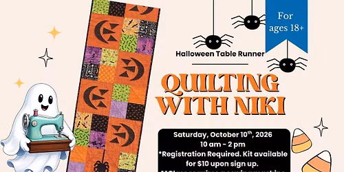 Quilting with Niki at the Algoma Public Library