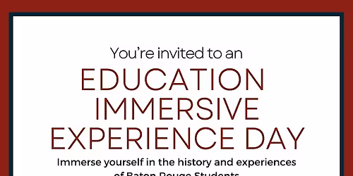 Education Immersive Experience Day