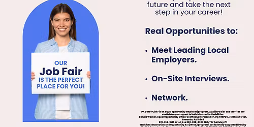 Susquehanna County Industrial Hiring Event