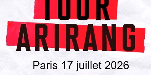 Trouve tes voisins de concert - ARIRANG - BTS au Stade de France ! \ud83d\udd34\u26aa\ufe0f\ud83d\udd34