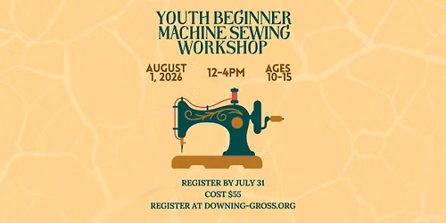 Youth Beginner Sewing Workshop