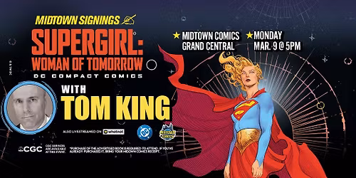 Tom King signing Supergirl Woman of Tomrrow DC Compact ed