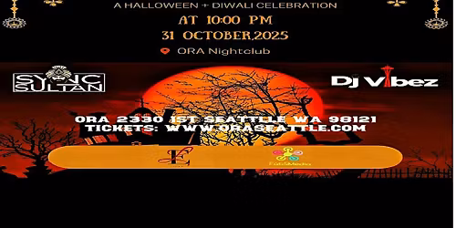 Bollywood Halloween & Diwali Party- The Haunted Spark at Ora