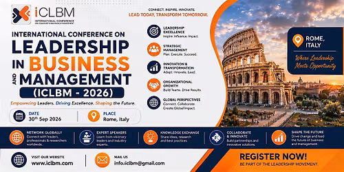 International Conference on Leadership in Business and Management (ICLBM )