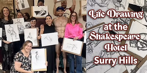 Life Drawing at the Shakespeare Hotel Surry Hills
