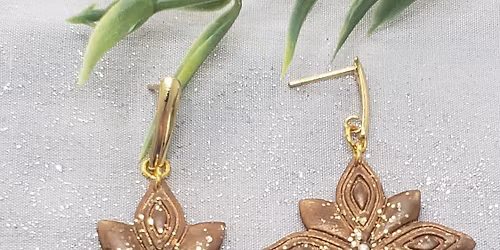 Polymer Clay Earrings Workshop at Harbor City Art