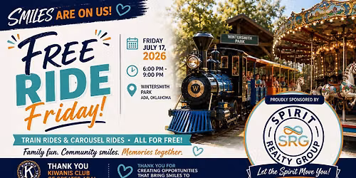 Free Ride Friday - July 17th - Wintersmith Park