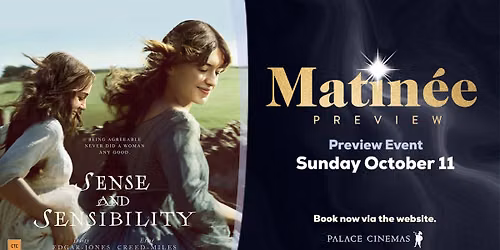 Matin\u00e9e Preview :: SENSE AND SENSIBILITY