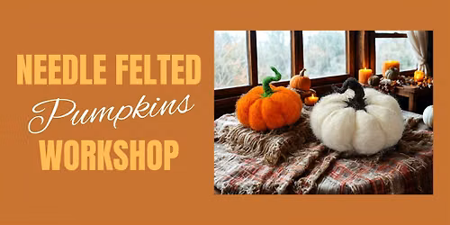 Needle Felted Pumpkins Workshop