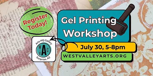Gel Printing Workshop
