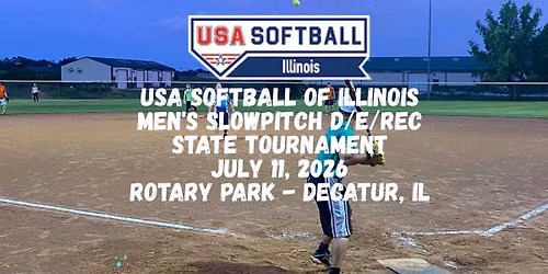 USA Softball of Illinois Men's Slowpitch D\/E\/REC State Tournament