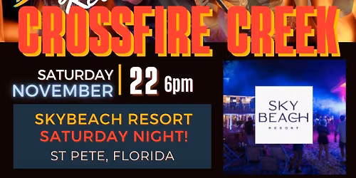 SkyBeach Resort | Crossfire Creek Show (New Country Act)