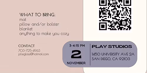 DAYLIGHT SAVINGS TIME SOUND BATH