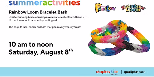 Rainbow Loom Bracelet Bash at Staples Store 4