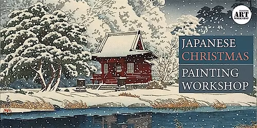 Japanese Painting with Christmas Hot Chocolate!