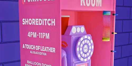 LOCKER ROOM FUNHOUSE : A TOUCH OF LEATHER (ALL BLACK) - SHOREDITCH