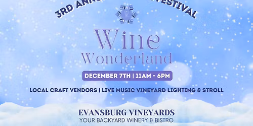 Wine Wonderland 2025 | 3rd Annual Winter Festival