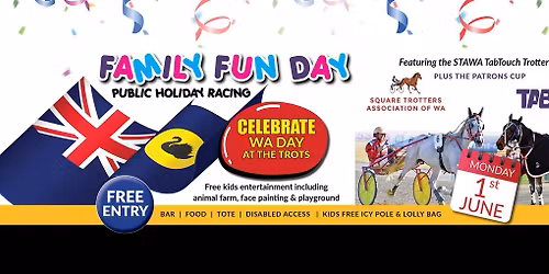 WA Day - Family Fun Day - STAWA TABTouch Trotters Cup