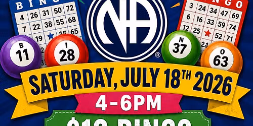 Santa Clarita Area of N.A. Bingo Night - Saturday