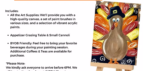 Thanksgiving Theme Paint & Sip with Lauren Guy