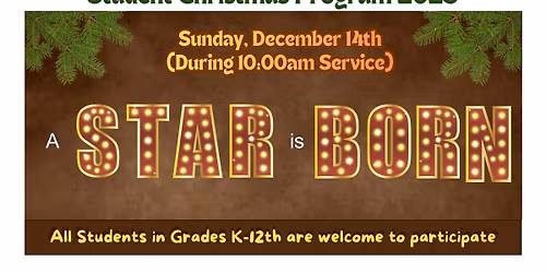 Grace UMC Student Christmas Program 2025