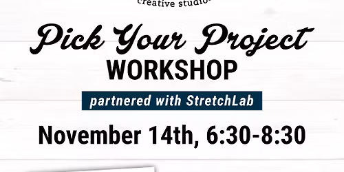 Do-It-Yourself Home Decor Workshop featuring StretchLab