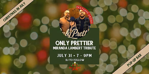 Only Prettier | LIVE at Holly Jolly Pop-Up Bar at Third Rail!