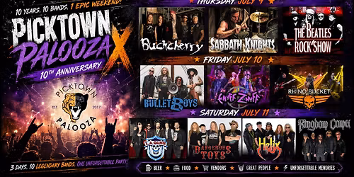 PICKTOWN PALOOZA 2026 \u2022 10TH ANNIVERSARY CONCERT SERIES