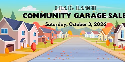 Craig Ranch Community Garage Sale