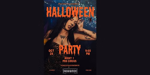 Thursday  |  Prohibition Halloweekend | Brisbane